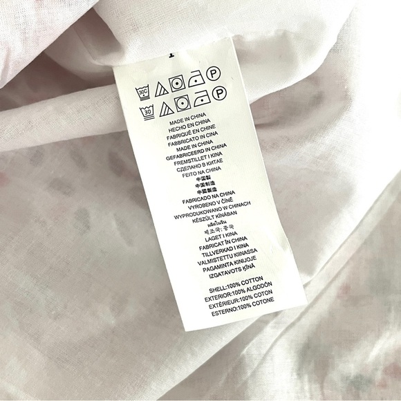 Michael Kors Floral Eyelet Cotton Shift Dress - Picture 7 of 8